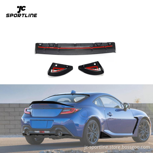 Carbon Fiber Rear Bumper Lip for 2022-2023 Subaru BRZ Limited Coupe STI Style